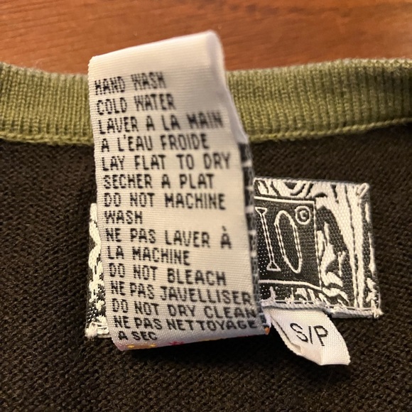 Vintage Curio brown/olive sweater set - Picture 9 of 11